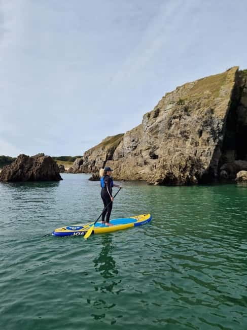 Stackpole Quay: Paddle Boarding Tour - The viewpoint and the return paddle