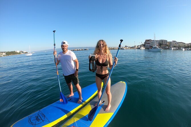 Stand Up Paddle adventure in Split - Getting started at Stobreč Camp