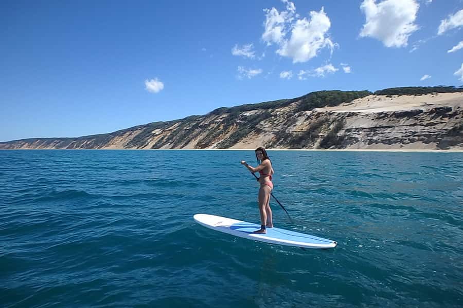 Stand Up Paddle at Double Island Point + 4x4 Beach Drive - My verdict on Double Island Point SUP
