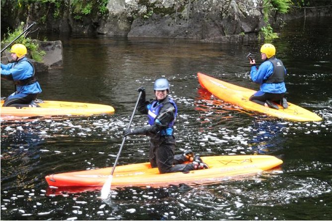 Stand Up Paddle Boarding in Aberfeldy - Learning to paddle before standing