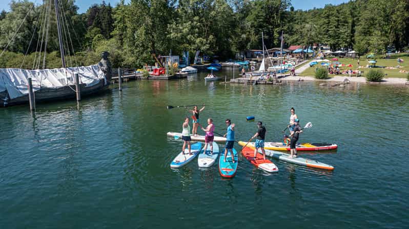 Stand Up Paddling at lake Chiemsee - Key points for your hour at Schraml