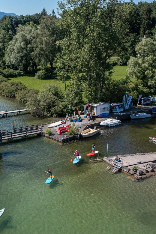 Stand Up Paddling at lake Chiemsee - Equipment, clothing, and comfort