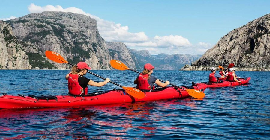 Stavanger: Guided Kayaking in Lysefjord - Reaching Nordic Paddling Near Dørvika Beach