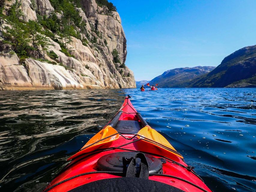 Stavanger: Guided Kayaking in Lysefjord - Paddling Past Granite Gorges and Waterfalls