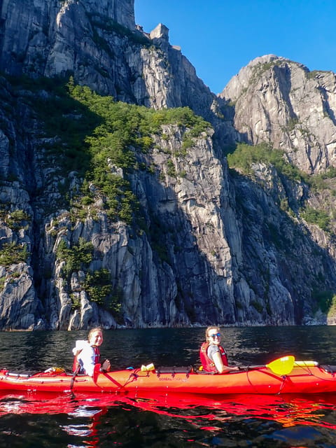 Stavanger: Lysefjord Kayak Safari (Waterfalls & Pulpit Rock) - Vagabond’s Cave and the return beneath Pulpit Rock