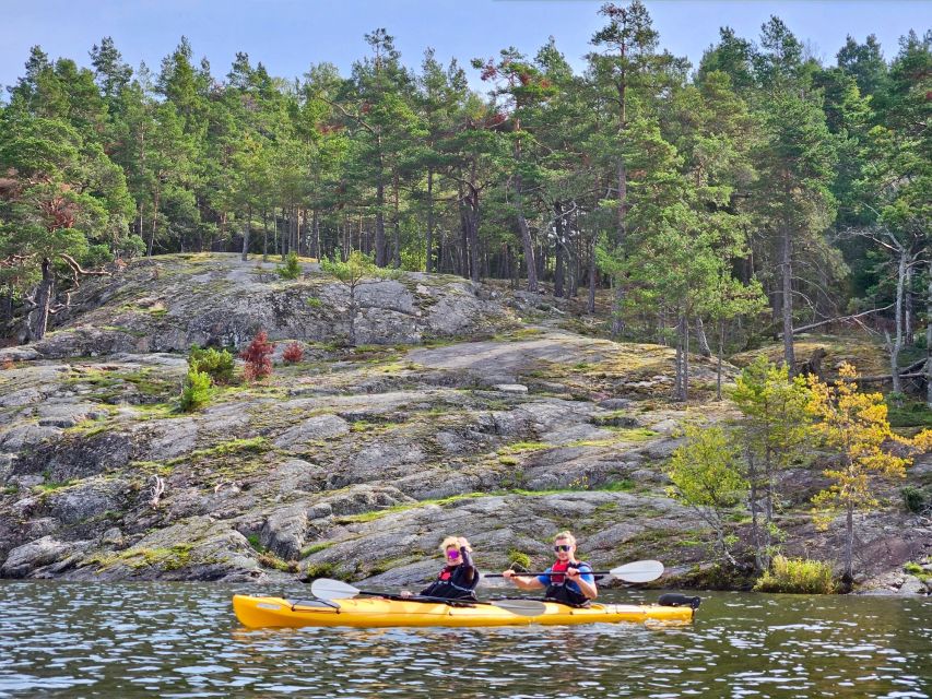 Stockholm: Guided Kayak Tour to Drottningholm Royal Palace - Gardens, photos, and a possible swim