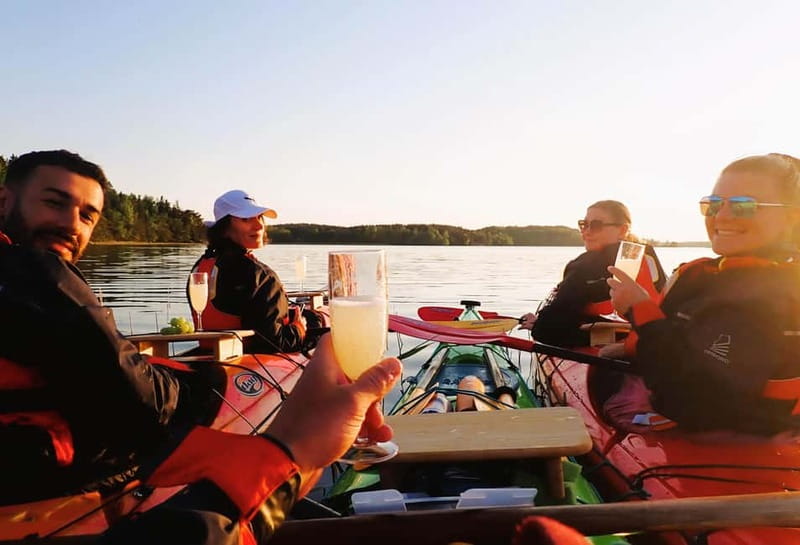Stockholm: Sunset Archipelago Kayaking & Toast on the Water - From the Kayak Center to Bogesund