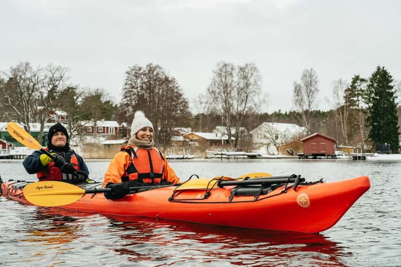 Stockholm: Winter Kayaking, Swedish Fika, and Hot Sauna - Fika on an island, ice, or beside a fire