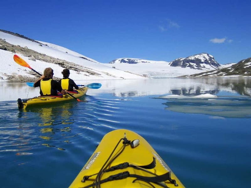 Stygge: Kayaking and Glacier Hike - The return paddle and the long day factor