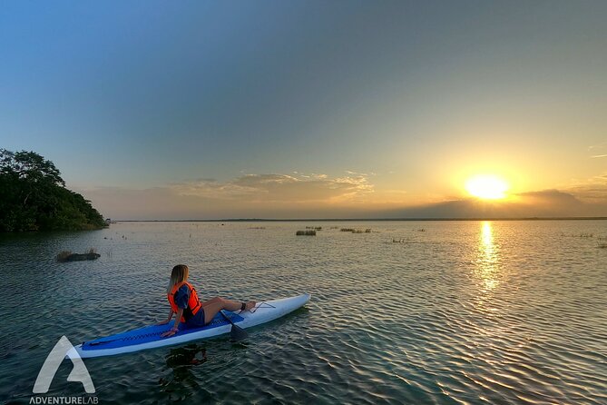 Sunrise Paddle Quest: Embrace the Dawn on Bacalar's Waters - Crossing Lake Bacalar before the crowds