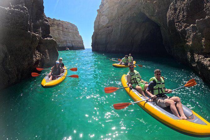 Sunrise Small Group Kayak Experience in BENAGIL Cave & 4K Photos - Marinha’s arches and the return along the cliffs