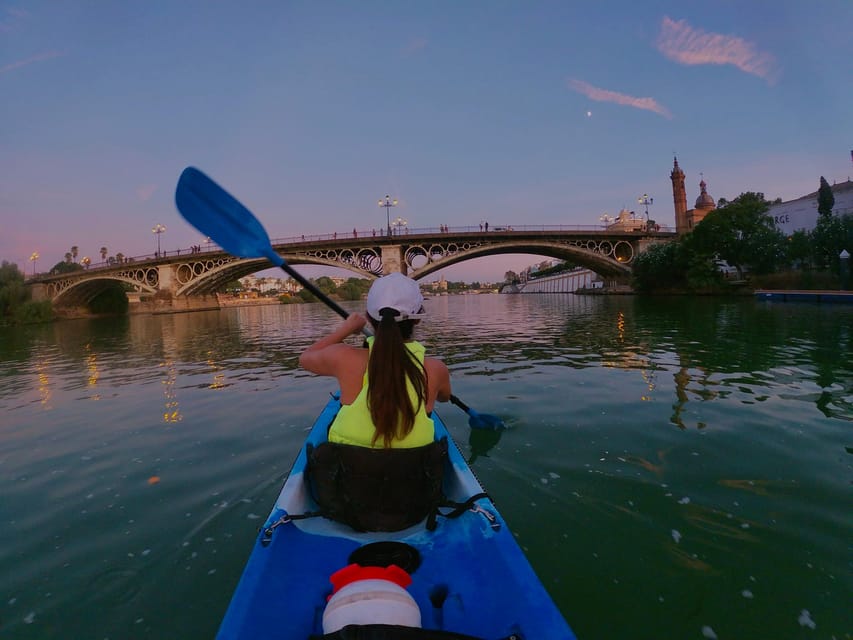 Sunset Kayak: Historic Seville, Triana and La Cartuja - Key points at a glance