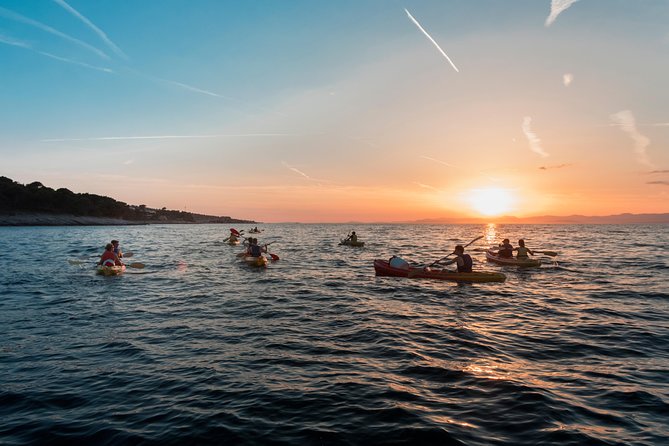 Sunset Kayaking - Watching the Dalmatian sunset from the water