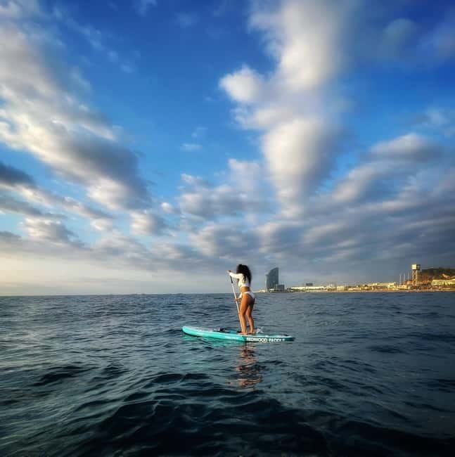 Sunset+paddle surf with music+fotos&videos Barceloneta+snack - Starting at C/ de Felícia Fuster I Viladecans, 41