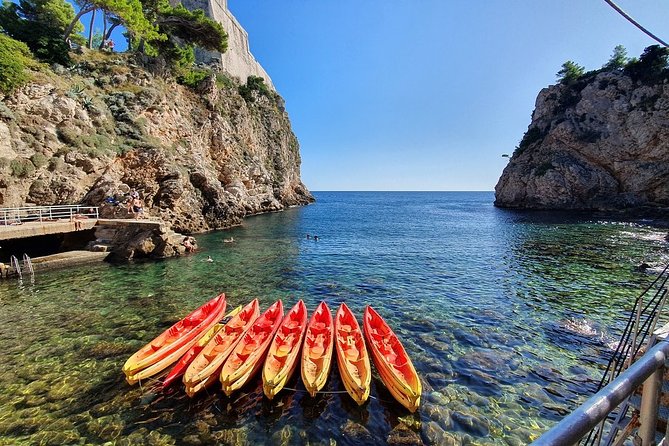 Sunset Sea Kayaking and Wine Dubrovnik - Along the old city walls