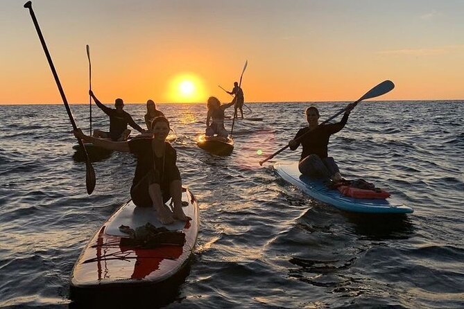 Sunset Sunrise or Full Moon Paddle Surf Experience - Learning the board before heading out
