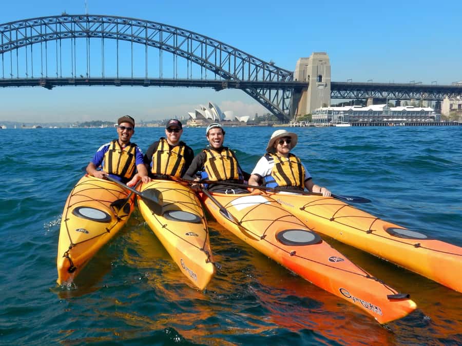 Sydney: Kayak to Goat Island At The Heart of Sydney Harbour - Photos, Showers, and the Fish Markets