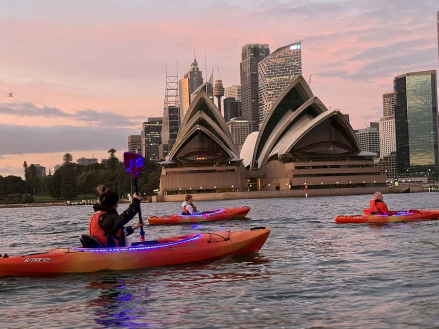 Sydney: Sunrise Kayak, Opera House & Under Harbour Bridge - Finishing with breakfast at Flying Bear Cafe