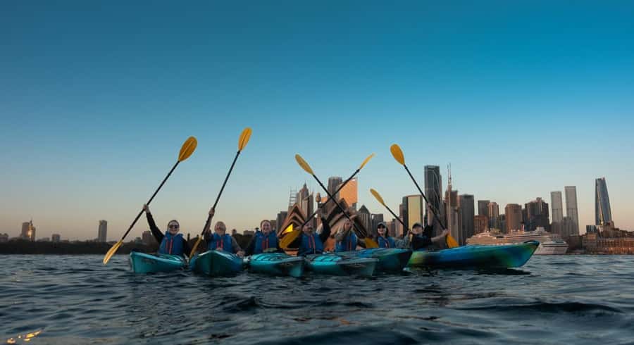 Sydney Sunrise Kayak Tour on Sydney Harbour - Luna Park when the lights are still on