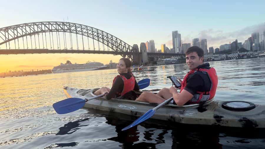 Sydney Sunrise Private Kayak – Opera House & Harbour Bridge - Returning to Lavender Bay refreshed