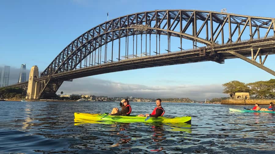 Sydney Sunrise Private Kayak – Opera House & Harbour Bridge - What the $101 price really covers
