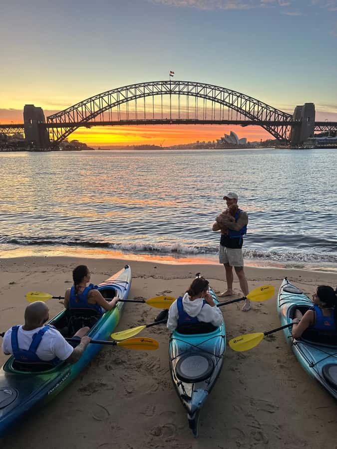Sydney: Sunset Kayak Tour with Opera House Views - Luna Park in the golden hour