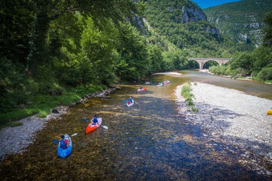 Tarn Gorges by canoe - Discover the Lucy route (20 km) - Saint-Chély-du-Tarn starts the movie route