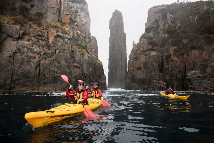 Tasman Peninsula Full-Day Sea Kayak Excursion - The shipwreck and return along the coast