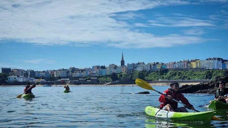 Tenby: Guided Kayaking Adventure - Setting out from Tenby Harbour