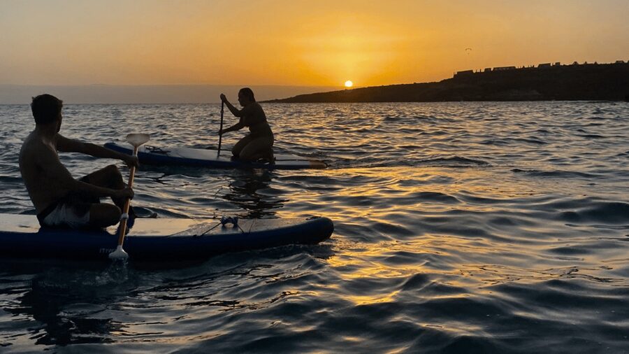 Tenerife: Sunset Stand-Up Paddleboarding Tour - Paddling La Caleta for about 90 minutes