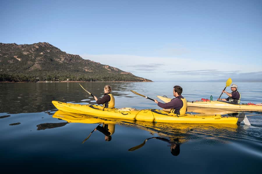 The Freycinet Paddle Kayak Tour - Starting at Muirs Beach in Coles Bay