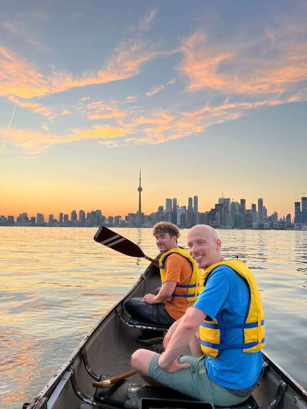 Toronto Islands: Sunset Canoe Tour - Key points at a glance