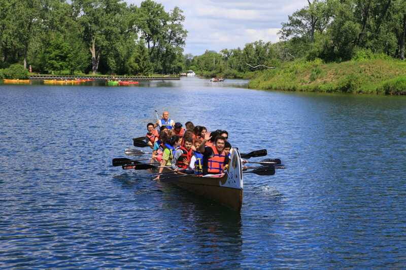 Toronto Islands: Voyageur Canoe Tour - Through the lagoons toward the Bird Sanctuary