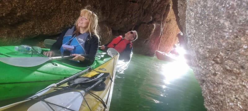 Torquay: Guided Wildlife, Bushcraft, Sea Cave Kayak Safari - Paddling through Torquay’s caves and coves