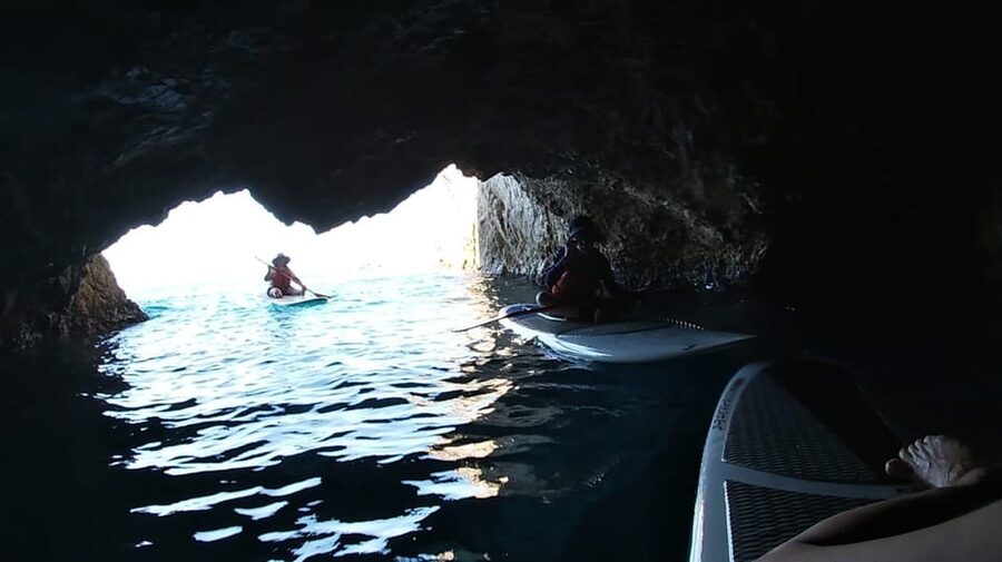 Tossa de Mar: Guided Route in Paddle Surfing&Coves and Caves - Paddling beside Tossa’s cliffs
