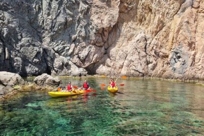 Tossa de Mar: Kayak & Snorkel Tour with Paella from Barcelona