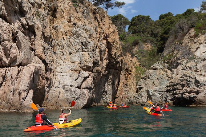 Tossa de Mar: Kayak & Snorkel Tour with Paella from Barcelona - Walking inside Tossa de Mar’s medieval walls