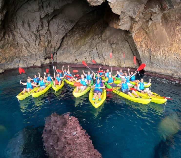 Tour kayak Moraira - Benitatxell (Cala Moraig) - Cala Llebeig, a cove with a working past