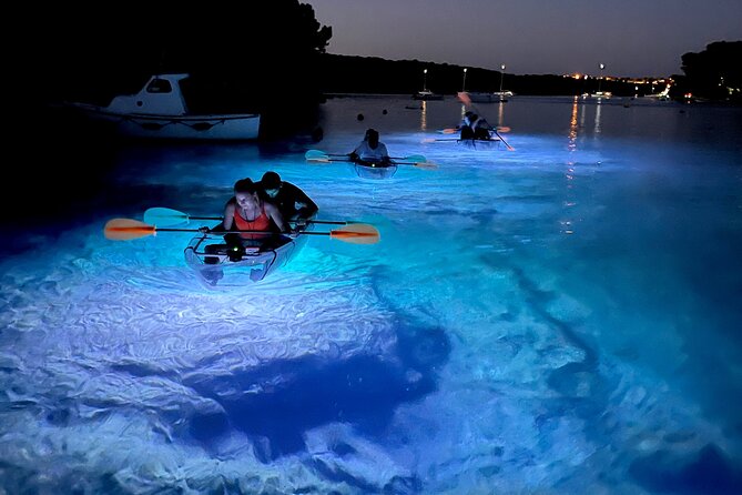 Transparent Kayak Night Glow Experience from Pula - A few smart ways to enjoy the evening