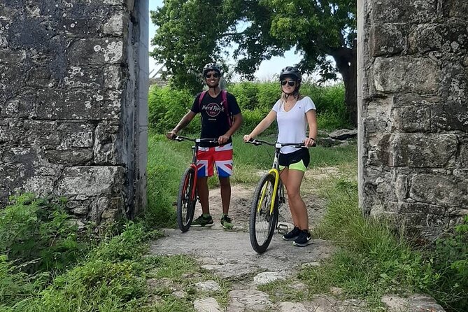 TRIPLE ACTIVITY TOUR, Bike Kayak Hike, ANTIGUA - Walking to Fort James