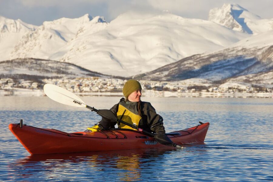 Tromsø: Winter Sea Kayaking Tour with Wildlife Sightings - Getting dressed for cold water
