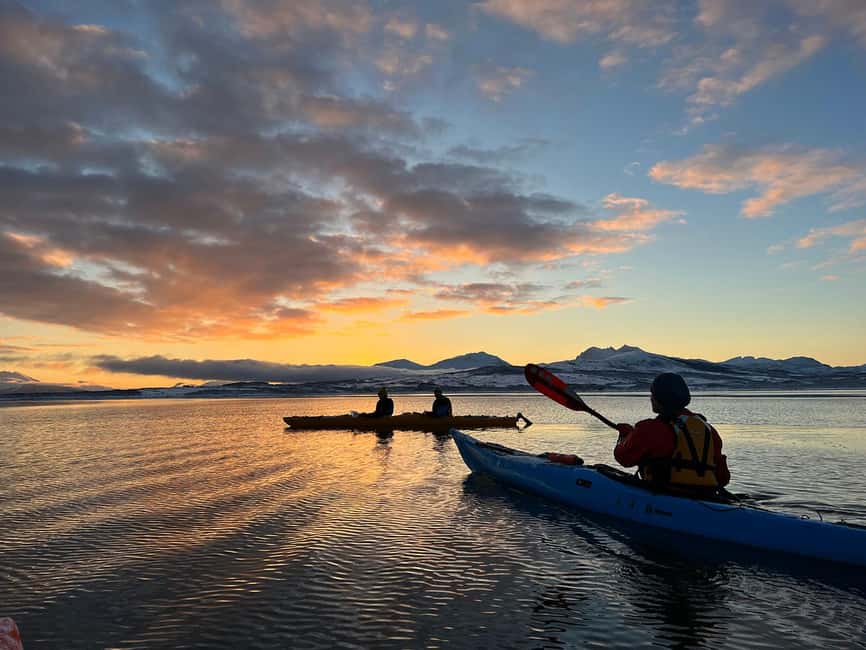 Tromsø: Winter Sea Kayaking Tour with Wildlife Sightings - Warming up by the fire
