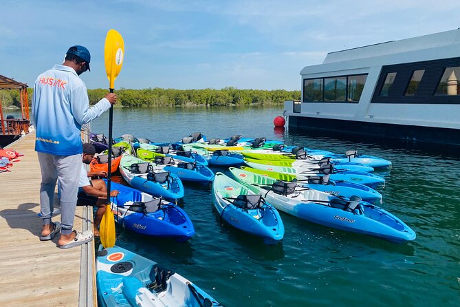 Two Hours Guided Kayaking Tour Reem Central Park Abu Dhabi - Who should book this mangrove tour?