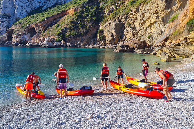 Uncharted Caves & Snorkelling Heaven: Cala Granadella Kayak Tour - Guides, safety, and group feel