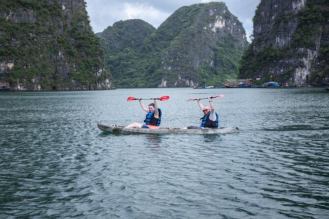 Unique Halong Private Day Cruise - Fishing Village, Kayak - Tien Ong Cave and its limestone formations