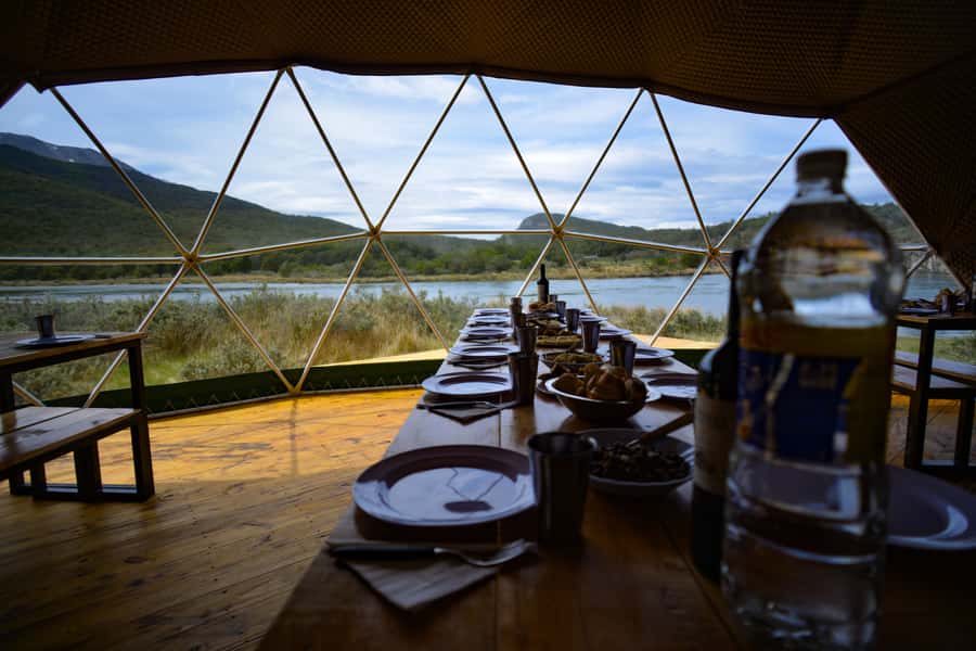 Ushuaia: Tierra del Fuego Trekking and Canoeing - Getting ready for the inflatable canoes