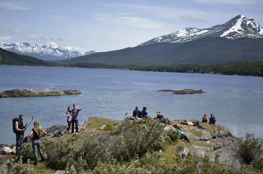 Ushuaia: Tierra del Fuego Trekking and Canoeing - Following the river to Lapataia Bay