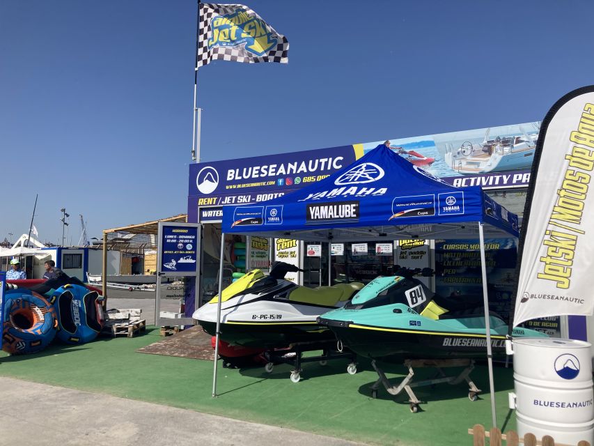 Valencia: Jet Ski Tour + Paddle Surf + Photos + Free drink - Getting comfortable on the jet ski