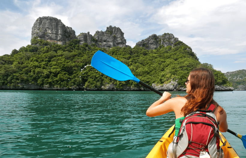 Vang Vieng: Day Tour with Kayaking, Ziplining, and Rafting - Tham Chang Cave by tire and on foot