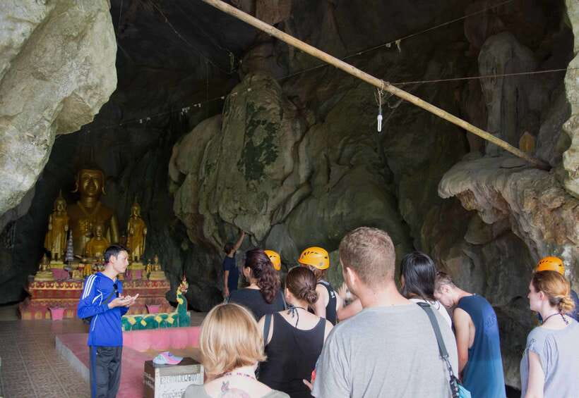Vang Vieng: Tham Nangfar and Tham Nam Day Tour with Kayaking - Kayaking the Nam Song River